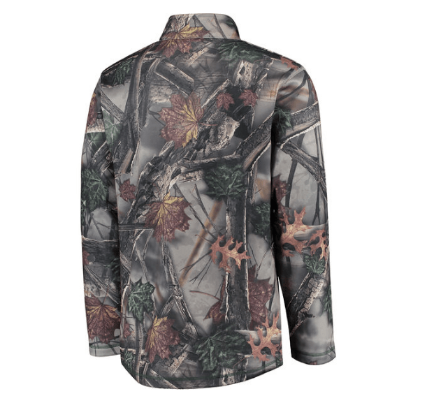 Men's Green Bay Packers Majestic Camo The Woods Half Zip Jacket - Pro Jersey Sports - 3