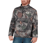 Men's Green Bay Packers Majestic Camo The Woods Half Zip Jacket - Pro Jersey Sports - 4