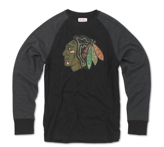 Chicago Blackhawks Mens Fremont Long Sleeve Tee By Red Jacket - Pro Jersey Sports