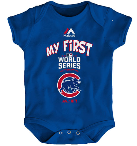 Chicago Cubs Infant 2016 World Series My First Creeper - Pro Jersey Sports