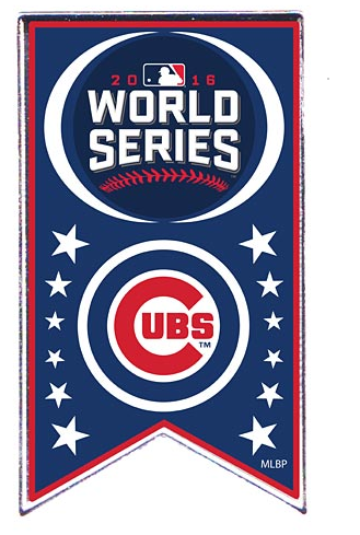 Chicago Cubs 2016 World Series Banner Souvenir Pin - Pro Jersey Sports