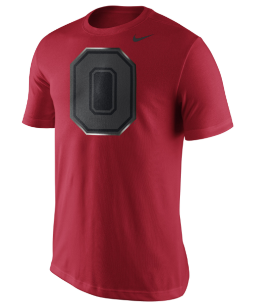 Nike Men's Ohio State Buckeyes Scarlet Champ Drive Reflective Logo T-Shirt
