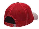 ZHATS NHL Chicago Blackhawks Men's Gray/Red Stratus Mesh Hat - Pro Jersey Sports