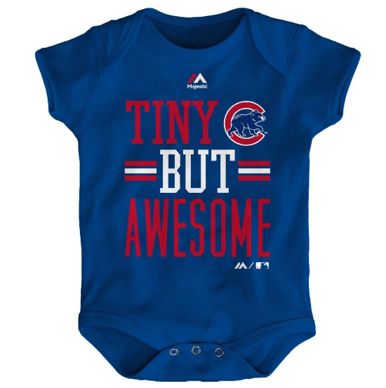 Chicago Cubs MLB Tiny But Awesome Creeper Tee