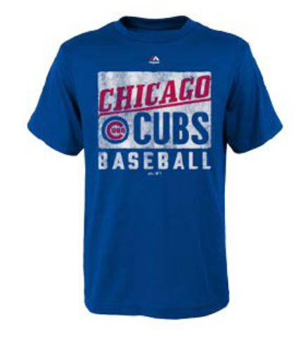Chicago Cubs Toddler Out Of The Box Tee By Majestic