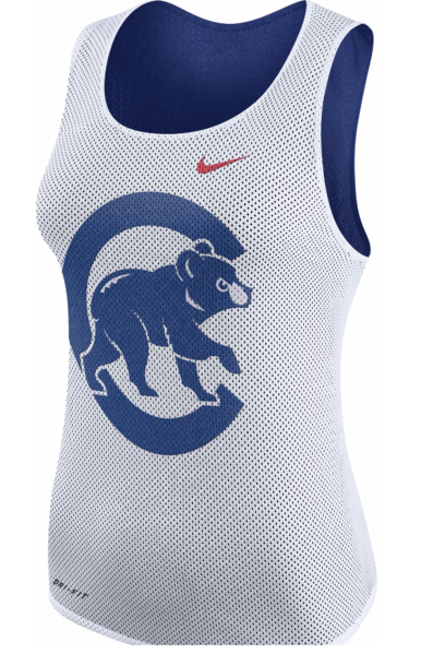 Women's Chicago Cubs Nike White Out Tank Top