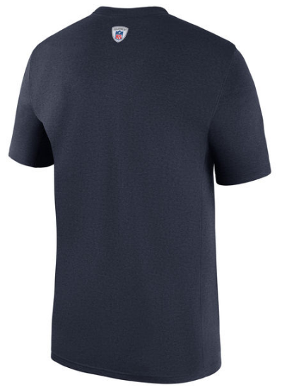 Men's Chicago Bears Nike Navy Sideline Legend Staff Dri-Fit Performance T-Shirt
