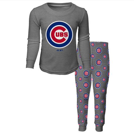 Child Chicago Cubs 2-Piece Tee and Pant Sleep Set By Outerstuff