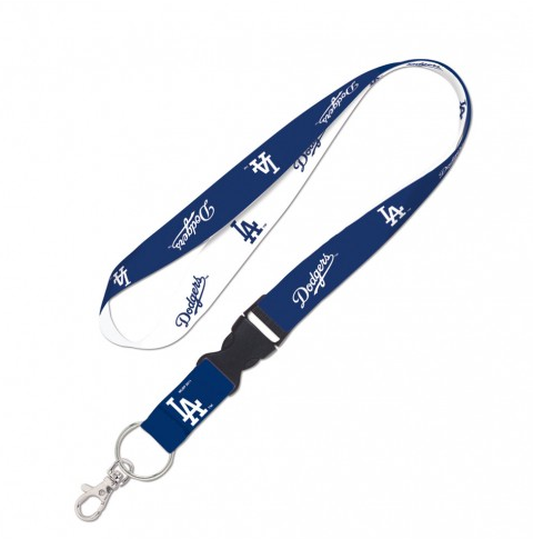 Los Angeles Dodgers Double Sided Lanyard With Detachable Buckle By Wincraft
