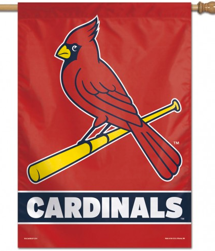 St Louis Cardinals Vertical Flag 28X40