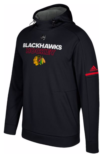 Men’s Adidas Chicago Blackhawks Climawarm Center Ice Authentic Player Hoodie