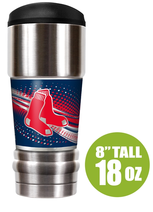 Boston Red Sox “The MVP" 18 oz Vacuum Insulated Stainless Steel Tumbler