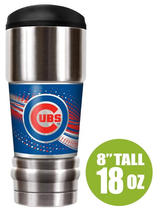 Chicago Cubs “The MVP" 18 oz Vacuum Insulated Stainless Steel Tumbler