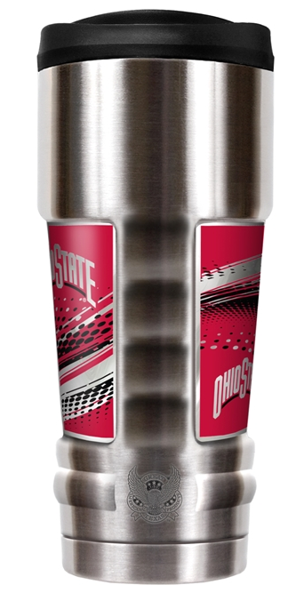 Ohio State Buckeyes "The MVP" 18 oz Vacuum Insulated Stainless Steel Tumbler