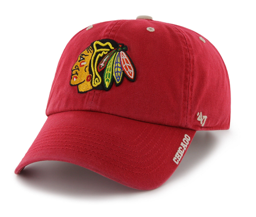 47 Brand Chicago Blackhawks ICE Cleanup Adjustable Hat