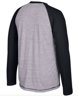 Men's Chicago Blackhawks Gray/Black CCM Long Sleeve Crew T-Shirt - Pro Jersey Sports