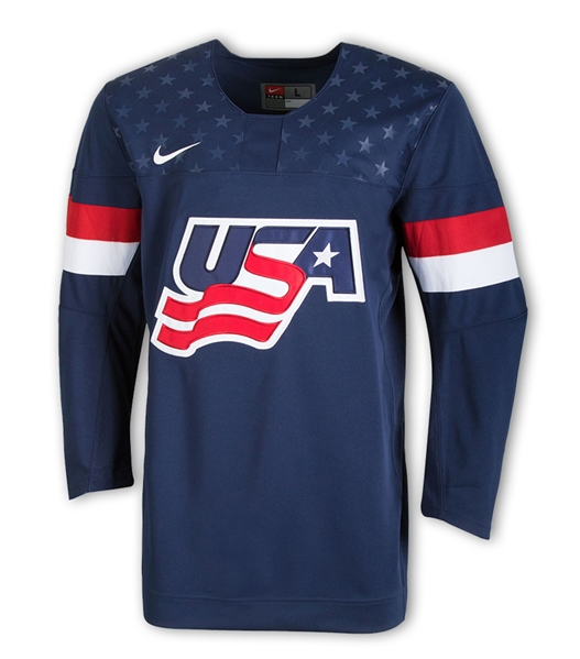 Nike Men's USA Hockey World Junior IIHF Classic Replica Navy Jersey