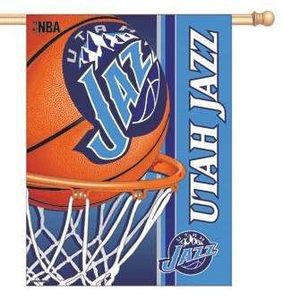 Utah Jazz Vertical Flag By Wincraft
