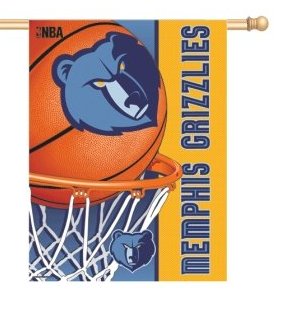 Memphis Grizzlies Vertical Flag By Wincraft