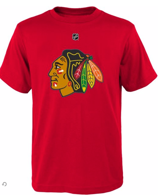 Youth Chicago Blackhawks Red NHL Brandon Saad #20 T-Shirt