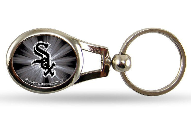Chicago White Sox Oval Keychain By Rico