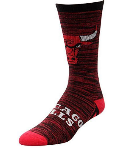 Chicago Bulls Jolt Socks by For Bare Feet