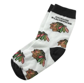 Chicago Blackhawks Child Size Logo Socks By For Bare Feet