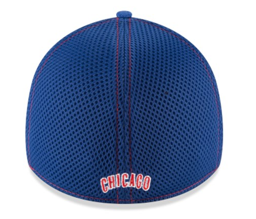 Men's Chicago Cubs New Era Blue Classic Shade Neo 39THIRTY Flex Hat