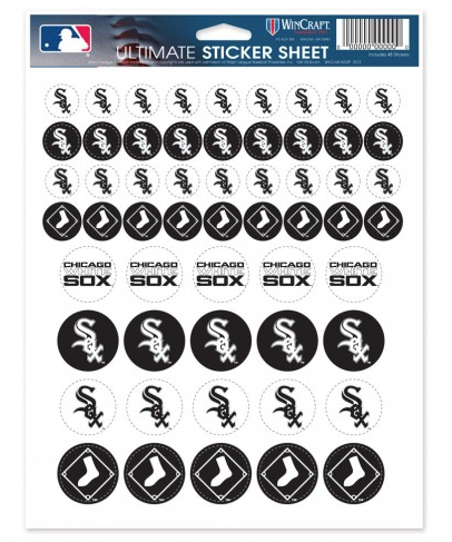 Chicago White Sox 8.5X11 Sticker Sheet By Wincraft