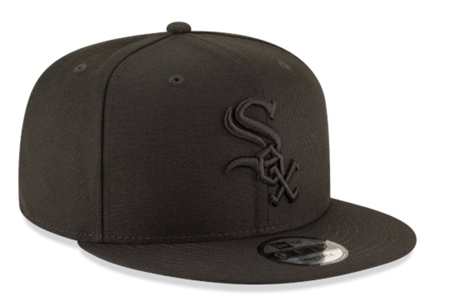 Chicago White Sox Black Tonal New Era 9FIFTY Snapback Hat