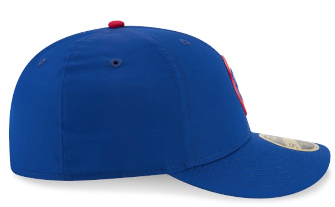 Mens Chicago Cubs New Era Royal MLB18 Authentic Collection Prolight Low Profile 59FIFTY Fitted Hat