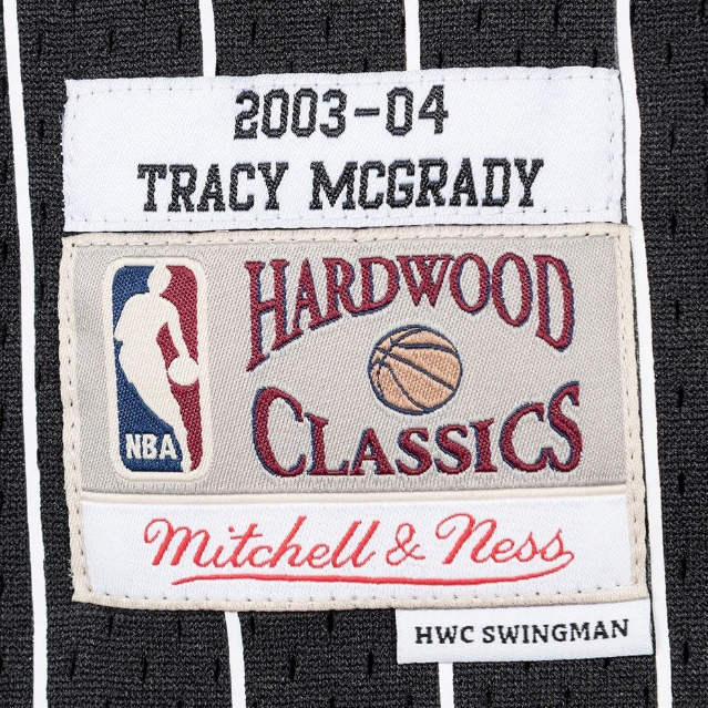 Men's Tracy McGrady 2003-04 Orlando Magic Mitchell & Ness Black Away Swingman Jersey