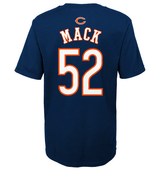 Child Chicago Bears Khalil Mack Navy Mainliner Name & Number T-Shirt - Pro Jersey Sports