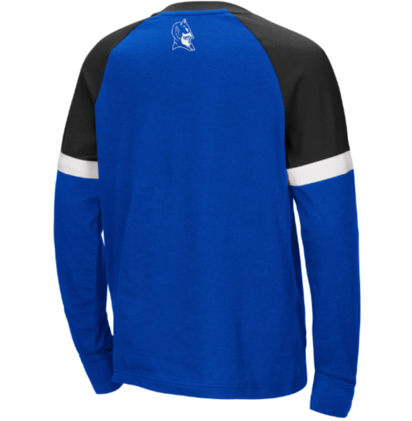 Duke Blue Devils Colosseum Youth Ollie Long Sleeve Raglan T-Shirt