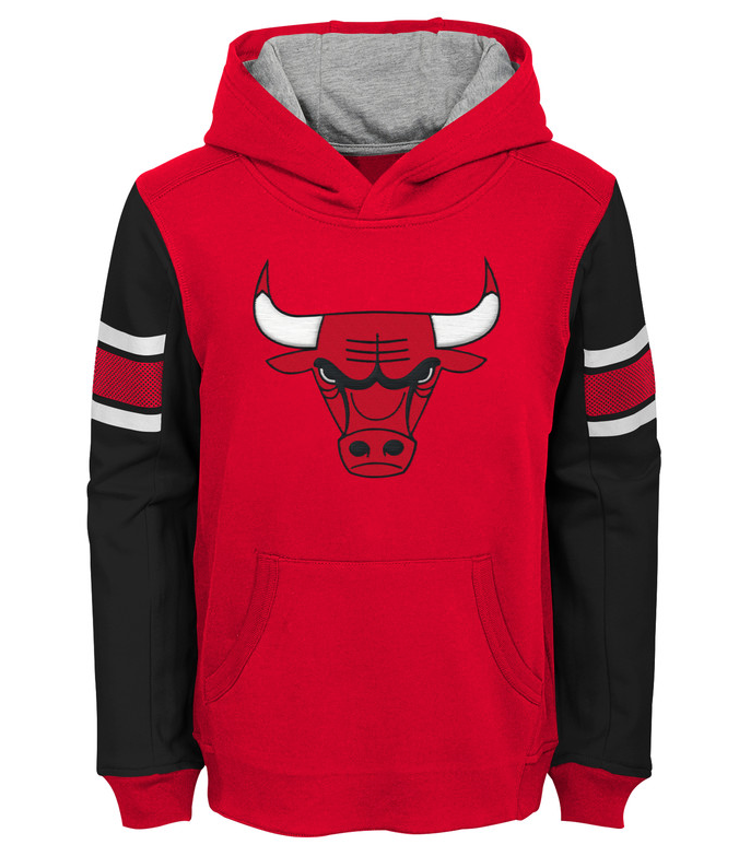 Child Chicago Bulls Block Action Pullover Hoodie