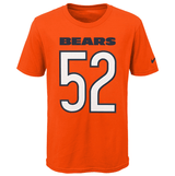 Youth Chicago Bears Khalil Mack Nike Orange Player Game Team Name & Number T-Shirt - Pro Jersey Sports