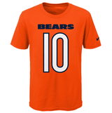 Youth Chicago Bears Mitchell Trubisky Nike Orange Player Game Team Name & Number T-Shirt - Pro Jersey Sports