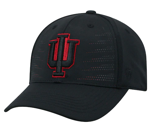 Mens Indiana Hoosiers Dazed One Fit Flex Fit Hat By Top Of The World