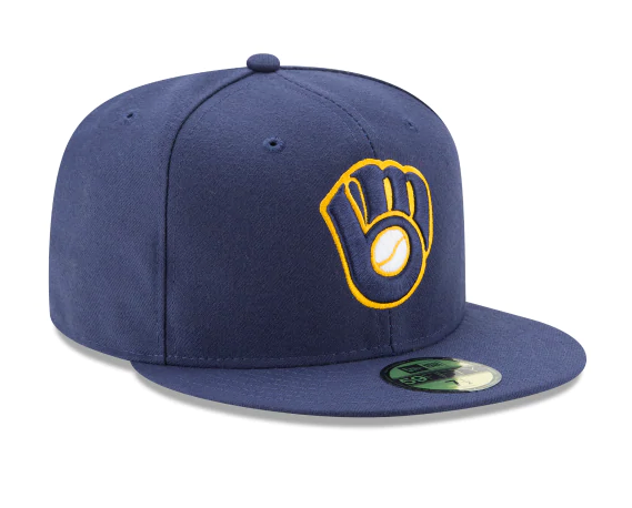 Milwaukee Brewers Authentic Collection 59Fifty Fitted Alt 2 Hat