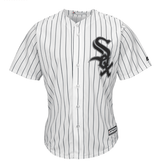 Men's Eloy Jimenez Chicago White Sox Pro Stitch Majestic White Home Cool Base Team Jersey - Pro Jersey Sports