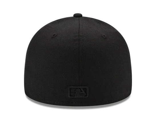 Los Angeles Dodgers Tonal Black On Black 59Fifty Fitted Hat