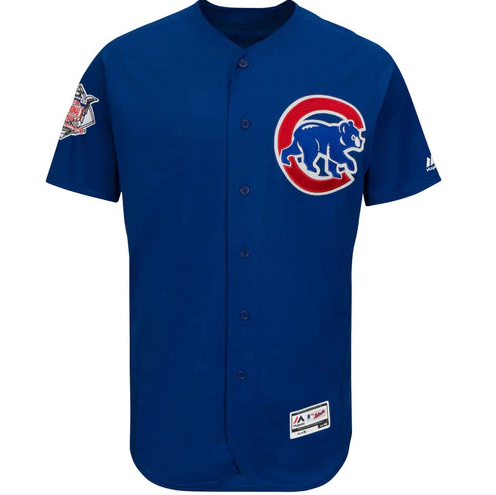 Mens Chicago Cubs Kyle Schwarber Majestic Alternate Royal Authentic Collection Flex Base Player Jersey