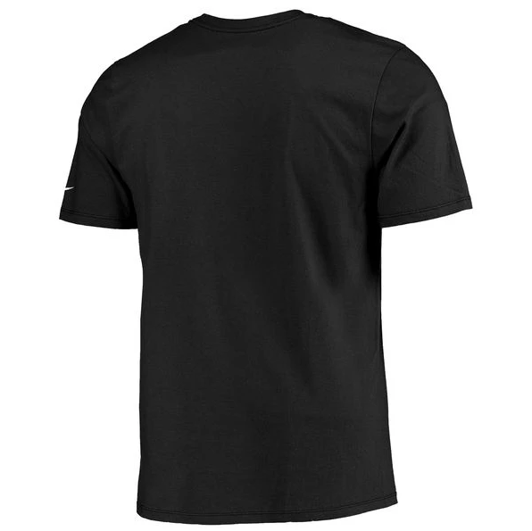 Mens Carolina Panthers Nike Black Essential Logo T-Shirt