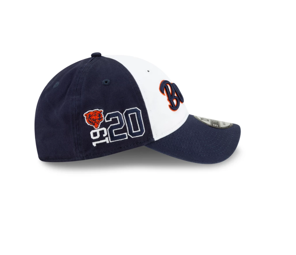 Chicago Bears 2019 Established Collection Sideline 1960 Home 9TWENTY Adjustable Hat