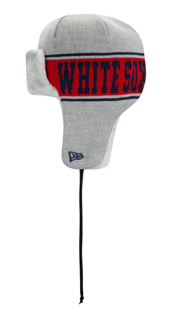 Men's New Era Chicago White Sox Knit Gray 1983 Trapper Knit