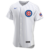 Men's Chicago Cubs Javier Baez Nike White Home Authentic Player Jersey - Pro Jersey Sports
