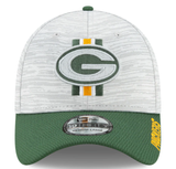 Green Bay Packers 2021 Training Camp On Field Gray/Green New Era 39THIRTY Flex Fit Hat - Pro Jersey Sports