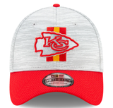 Kansas City Chiefs 2021 Training Camp On Field Gray/Red New Era 39THIRTY Flex Fit Hat - Pro Jersey Sports
