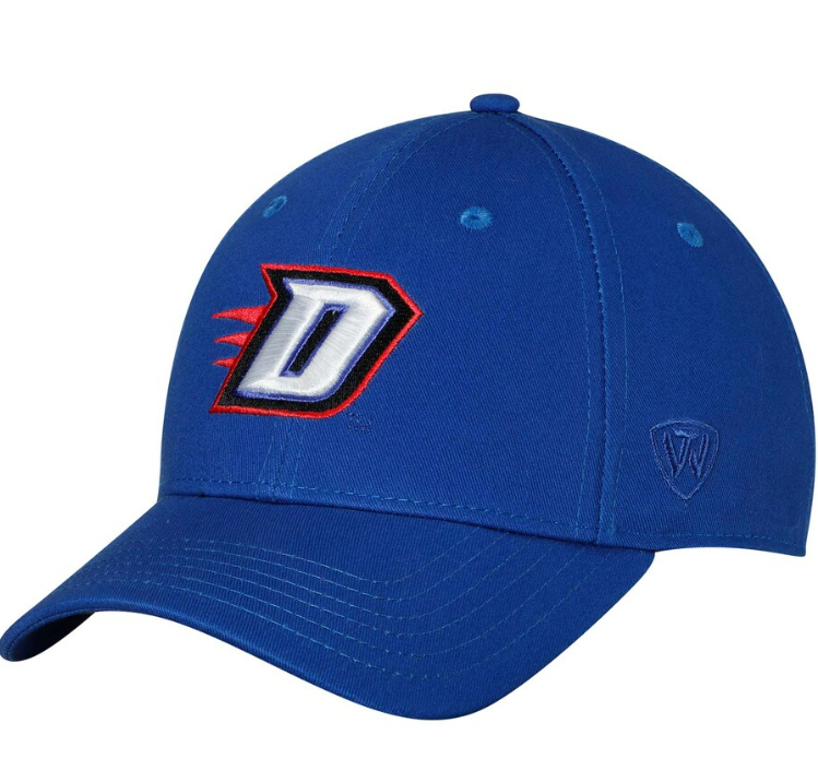 Men's DePaul Blue Demons Royal Top of the World Staple Adjustable Hat