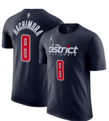 Jordan Men's Washington Wizards Rui Hachimura #8 Navy Player T-Shirt - Pro Jersey Sports